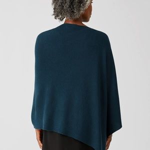 Eileen Fisher Merino Wool Poncho